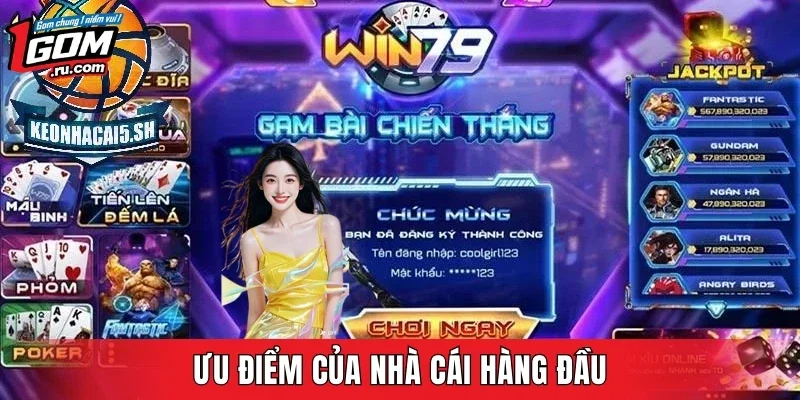 Ưu điểm của nhà cái hàng đầu