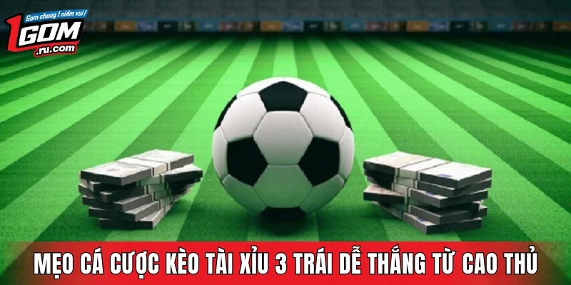 Mẹo cá cược kèo tài xỉu 3 trái dễ thắng từ cao thủ